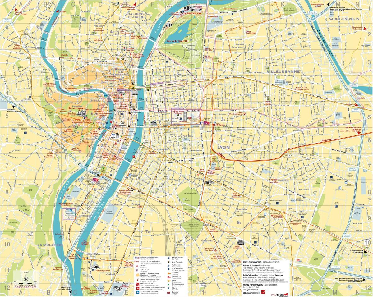 Karte von Lyon speichern