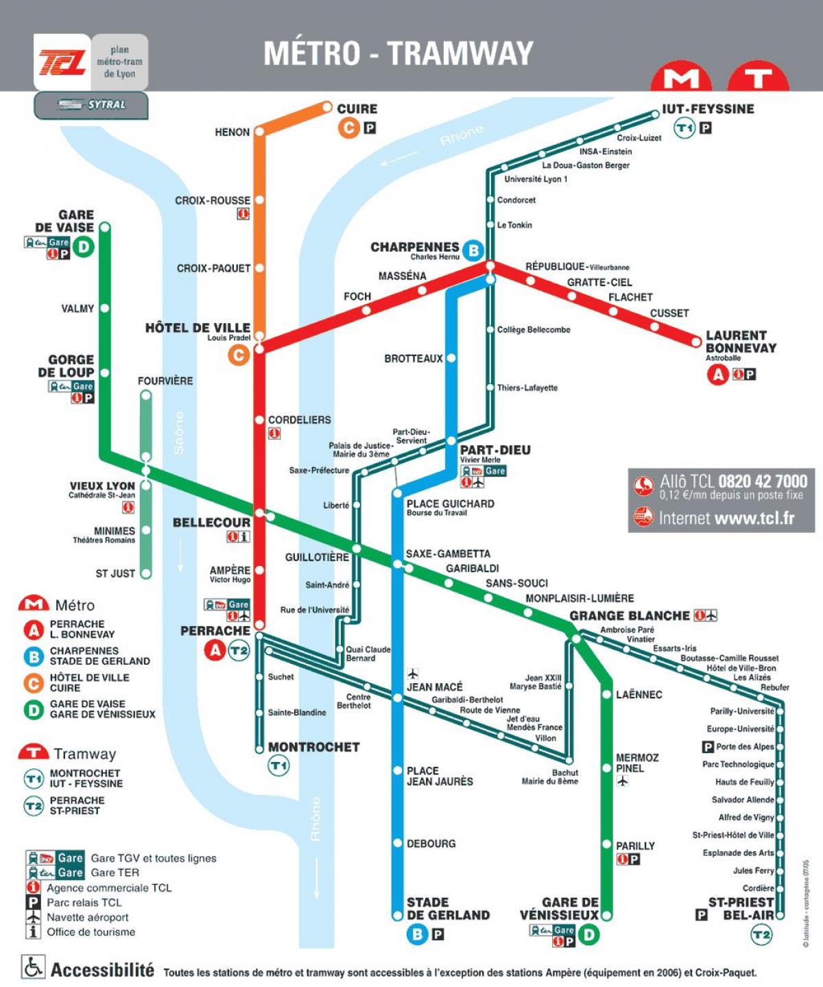 metro Karte Lyon