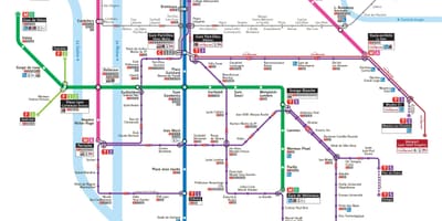Lyon transit Karte